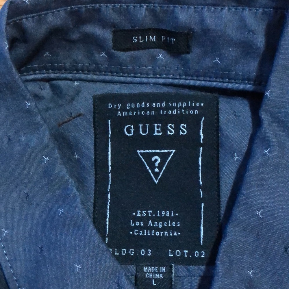 GUESS DRESS BUTTON UP SHIRT - Picture 5 of 8